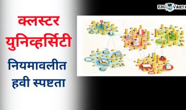 क्ल्स्टर विद्यापीठ :  नियमावलीत स्पष्टता आणि शिथिलता असावी; तज्ज्ञांची मागणी