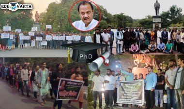 Ajit Pawar statement of Ph.D : अजित पवार यांच्या व्यक्तव्याचे राज्यभर पडसाद ; संशोधक विद्यार्थी आक्रमक