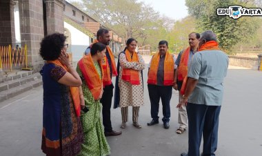 प्रभू श्री रामाच्या घोषणा देत मॅनेजमेंट कौन्सिल सदस्य विद्यापीठात दाखल