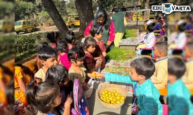 टिळक रोड वरील लोहिया शाळेत 'मार्केट डे' साजरा;  विद्यार्थ्यांमध्ये आनंदी आनंद.. 