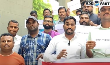 पुण्यातील बालगंधर्व चौकात पोलीस भरतीच्या तरुणांचा गृहमंत्री यांच्या विरोधात उद्रेक 