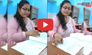 प्राध्यापिकेने बनवला चक्क पेपर चेकिंगचा रिल्स ;  FIR दाखल,नोकरीही धोक्यात