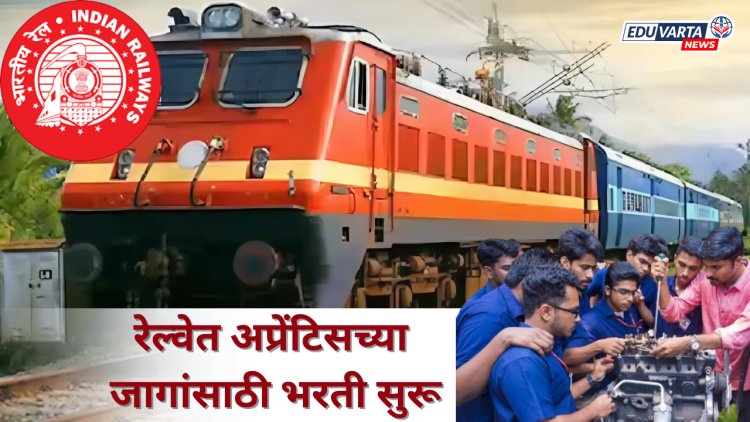 रेल्वेत अप्रेंटिसच्या 2 हजार 424 पदांसाठी भरती सुरू