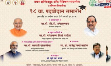 प्रवरा आरोग्य अभिमत विद्यापीठाचा १८ वा पदवी प्रदान समारंभ 