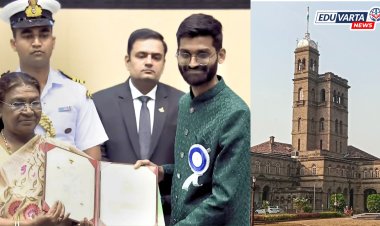 ललित कला केंद्राच्या सुमंत शिंदेला राष्ट्रपतींच्या हस्ते पुरस्कार; मराठी माणसाचा प्रथमच सन्मान