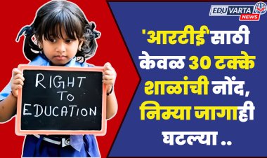 आरटीई प्रवेशासाठी केवळ 49 हजार जागा; शाळांची संख्या वाढणार का?