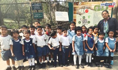 रायन इंटरनॅशनल अकादमीच्या विद्यार्थ्यांनी प्राणीसंग्रहालयातील बिबट्या,अस्वलाला घेतले दत्तक