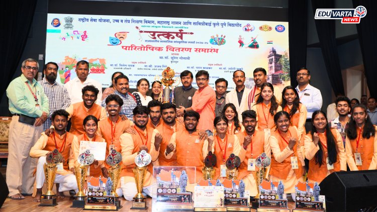 ‘उत्कर्ष २०२५’ चे विजेतेपद SPPUकडे; जगन्नाथ शिंदे -‘गोल्डन बॉय’ , अंजली जाधव -‘गोल्डन गर्ल’