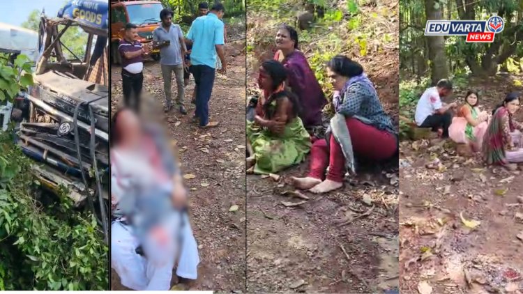 प्रशिक्षणासाठी निघालेल्या तब्बल 25 शिक्षकांचा गंभीर अपघात