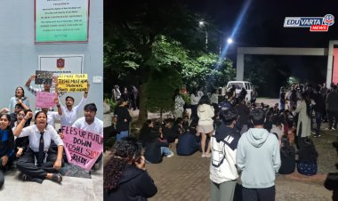 आर्मी लॉ कॉलेजच्या विद्यार्थ्यांचे प्राचार्यांच्या राजीनाम्यासाठी आंदोलन 