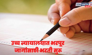 दहावी उत्तीर्णांना नोकरीची सुवर्णसंधी, उच्च न्यायालयात 334 जागांसाठी भरती सुरू