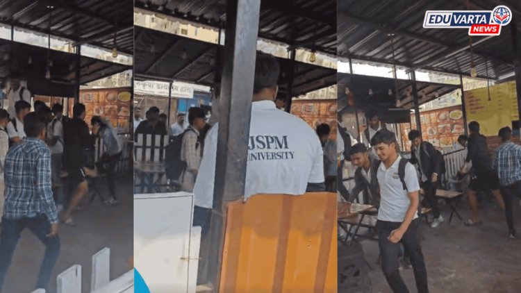 वाघोलीतील बकोरी रोड परिसरात विद्यार्थ्यांच्या दोन गटांत हाणामारी, व्हिडिओ व्हायरल