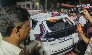 नाशिकात खासगी क्लासेसच्या कार्यक्रमावरून परताना ६ विद्यार्थ्यांसह ३ पालकांवर काळाचा घाला...