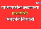 प्राध्यापकांना छळणाऱ्या प्राचार्याची संघटनेने जिरवली; नियुक्तीची चौकशी, वेतन निश्चितीला स्थगिती
