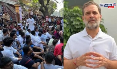 पुण्यातील विद्यार्थी सत्याग्रहाला राहुल गांधींचा थेट पाठिंबा; MPSC अध्यक्षांचा राजीनामा आणि ७० हजार पदे भरण्याची मागणी