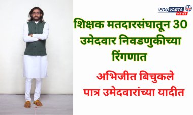 अभिजीत बिचुकले शिक्षक मतदार संघाच्या निवडणुकीत; पुण्यातून 30 उमेदवार रिंगणात 