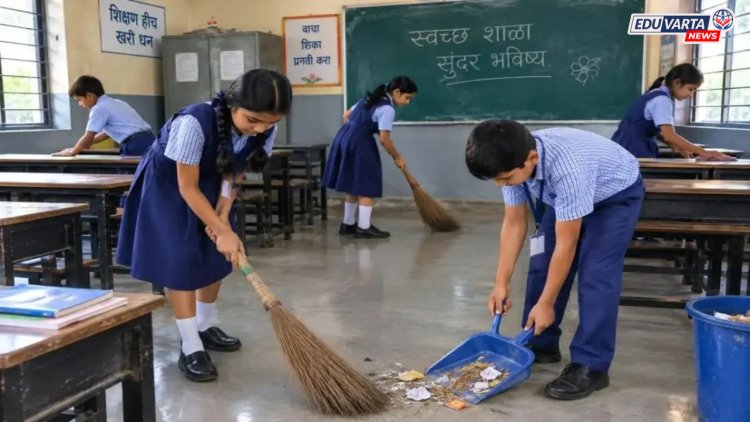 शिपाई नसल्याने पालिका शाळांमध्ये विद्यार्थ्यांकडून सफाई; पालकांची तीव्र नाराजी