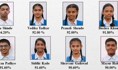 Cent percent result of Priyadarshini Pune Police Public School in SSC examination