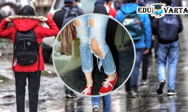 फाटक्या जीन्स घालणार नाही! कॉलेजमध्ये प्रवेश हवा असेल तर ही शपथ घ्या ...