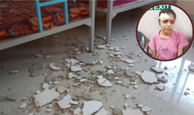 सरकारी कामाचे धिंडवडे; उद्घाटनापुर्वीच ढासळले मुलींच्या वसतिगृह इमारतीचे छत