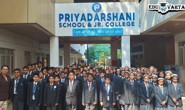 इंद्रायणीनगर प्रियदर्शनी सीबीएसई  स्कूलला स्वच्छतेसाठीचा राज्यस्तरीय पुरस्कार