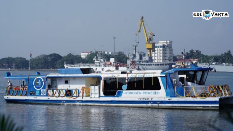 PM Modi flags off  India’s First indigenous Hydrogen Fuel cell Vessel Catamaran