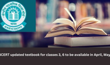 NCERT updated textbook for classes 3, 6 to be available in April, May