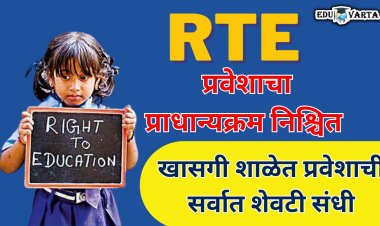आरटीईसाठी खाजगी शाळांचे दार बंदच ; मार्गदर्शक सूचना प्रसिद्ध, पुढील आठवड्यात विद्यार्थी नोंदणी सुरू