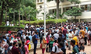 व्हीआयटीने नियमबाह्य प्रवेश राबवल्याचा विद्यार्थ्यांचा आरोप; मुर्दाबादच्या घोषणा