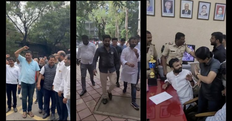 बलात्काराच्या घटनेच्या निषेधार्थ विद्यार्थी संघटनांचे आंदोलन
