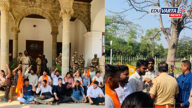 SPPU विद्यापीठाच्या हिटलरशाही विरोधात विद्यार्थी संघटना आक्रमक; परिपत्रक रद्दची मागणी