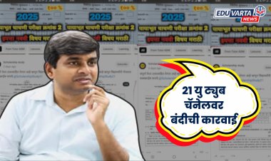 'पॅट' प्रश्नपत्रिका फुटल्याची शिक्षण विभागाची कबुली, 21 यु ट्युब चॅनेलवर बंदीची कारवाई.. 