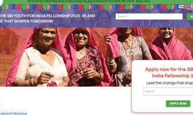 SBI युथ फॉर इंडिया फेलोशिपसाठी अर्ज प्रक्रिया सुरू