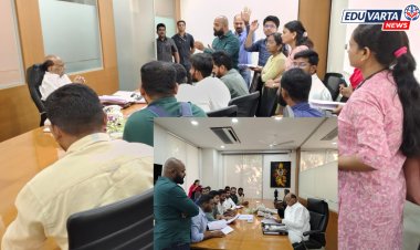 'एमपीएससी'च्या विद्यार्थ्यांनी घेतली शरद पवारांची भेट