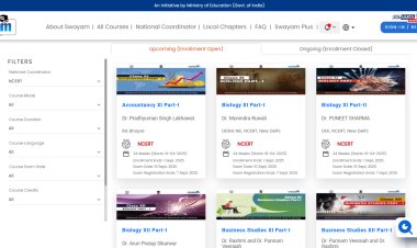 NCERT स्वयं पोर्टलद्वारे इयत्ता ११ वी आणि १२ वीसाठी मोफत ऑनलाइन अभ्यासक्रम