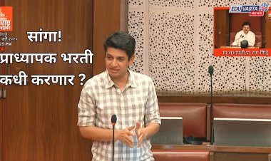 प्राध्यापक भरती केव्हा; अधिवेशनात आमदारांचा सरकारला सवाल 