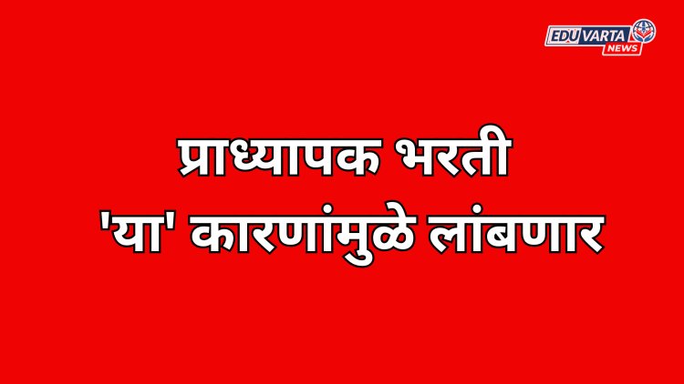 प्राध्यापक भरती प्रक्रिया 'या' कारणांमुळे रेंगाळणार; पुन्हा जाहिरात द्यावी लागणार... 