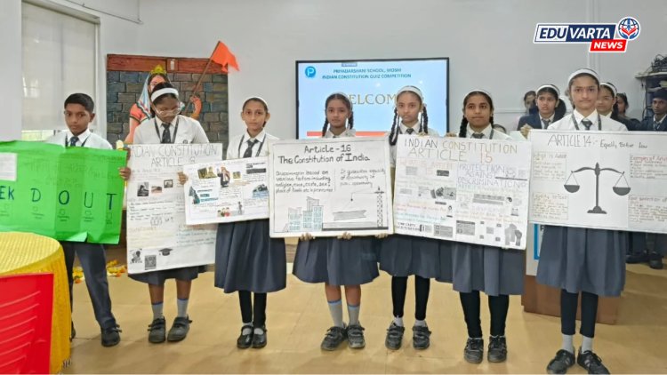 प्रश्नमंजुषा स्पर्धेतून संविधानाचा जागर; प्रियदर्शनी स्कूलचा स्तुत उपक्रम