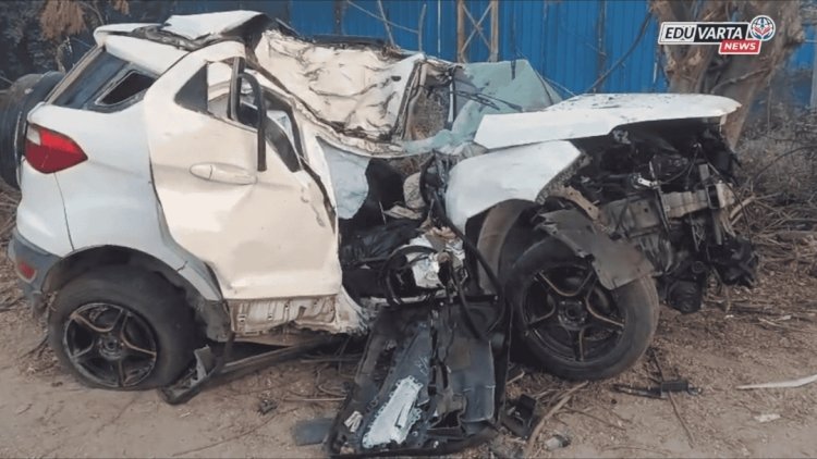 मित्राच्या वाढदिवस पार्टीवरून परतताना 4 विद्यार्थ्यांचा अपघाती मृत्यू 