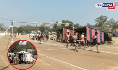 स्वप्न घेऊन धावला;आयुष्याची दोरी मैदानावरच तुटली! पोलीस भरतीदरम्यान उमेदवाराचा मृत्यू