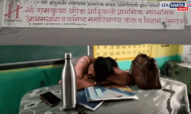 चालू तासिकेच्या वेळेत शिक्षिका झोपेत, व्हिडीओ सोशल मिडीयावर व्हायरल