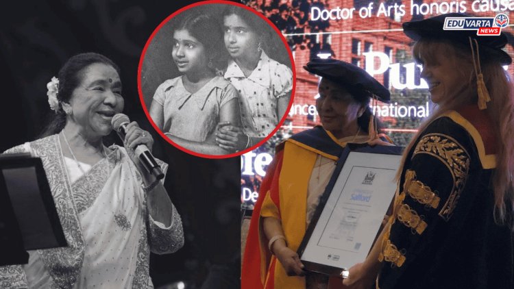 आशा भोसलेंचे संगीत साता-समुद्रा पार गेले;मात्र शिक्षण किती झाले ? 