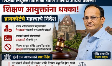 SIT चौकशीत शिक्षण आयुक्तांचा हस्तक्षेप थांबवा; नियुक्ती गैरव्यवहार प्रकरणी हायकोर्टाचे कठोर निर्देश