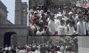 SPPU विद्यापीठात विद्यार्थ्यांचे तीव्र आंदोलन: कॅरी-ऑन, निकाल घोळ आणि प्रशासकीय गोंधळाला विरोध