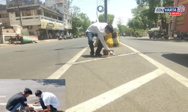 खड्डेमुक्त आणि सुरक्षित रस्त्यांसाठी अभिनव संकल्पना; विद्यार्थ्यांनी शोधला नवा मार्ग