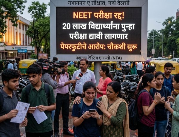 पेपर फुटीमुळे नीट परीक्षा रद्द; पुन्हा परीक्षा द्यावी लागणार; सीबीआय चौकशी करणार 