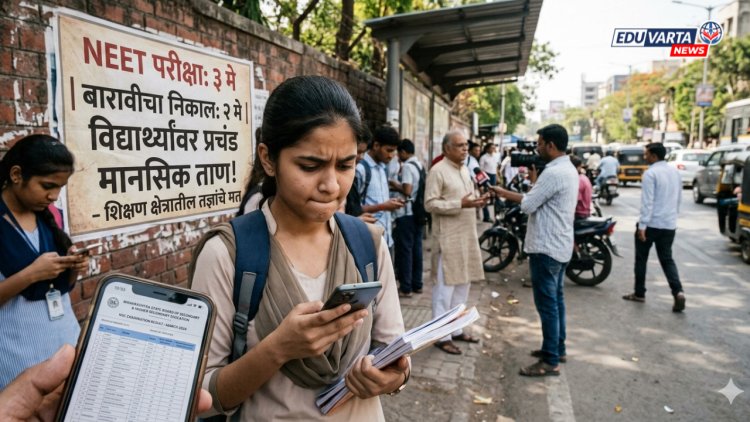 बोर्डाची बारावी निकालाची तारीख चुकली; नीट परीक्षेपूर्वी विद्यार्थी तणावाखाली