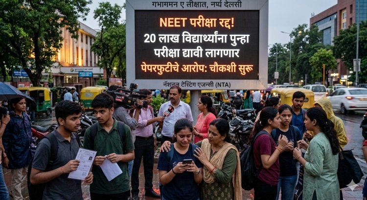 पेपर फुटीमुळे नीट परीक्षा रद्द; पुन्हा परीक्षा द्यावी लागणार; सीबीआय चौकशी करणार 