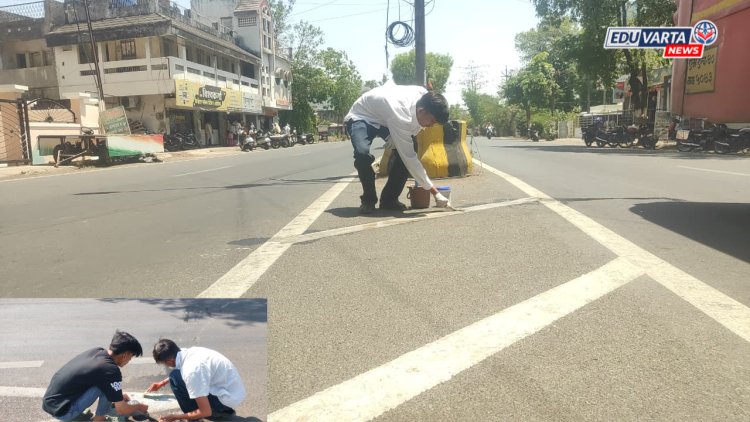 खड्डेमुक्त आणि सुरक्षित रस्त्यांसाठी अभिनव संकल्पना; विद्यार्थ्यांनी शोधला नवा मार्ग