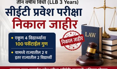 तीन वर्ष विधी (LLB) सीईटीचा निकाल जाहीर; ४ विद्यार्थ्यांना १०० पर्सेंटाईल